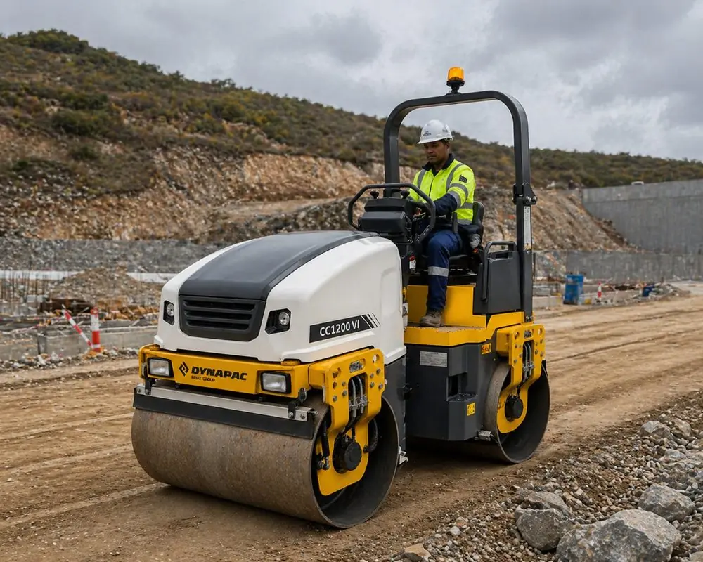 WAFCON roller used for compaction work in Cape Town