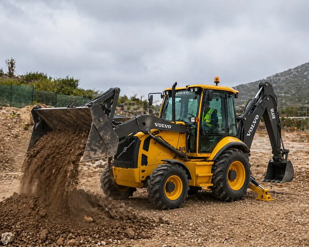 WAFCON TLB working on a construction site in Cape Town
